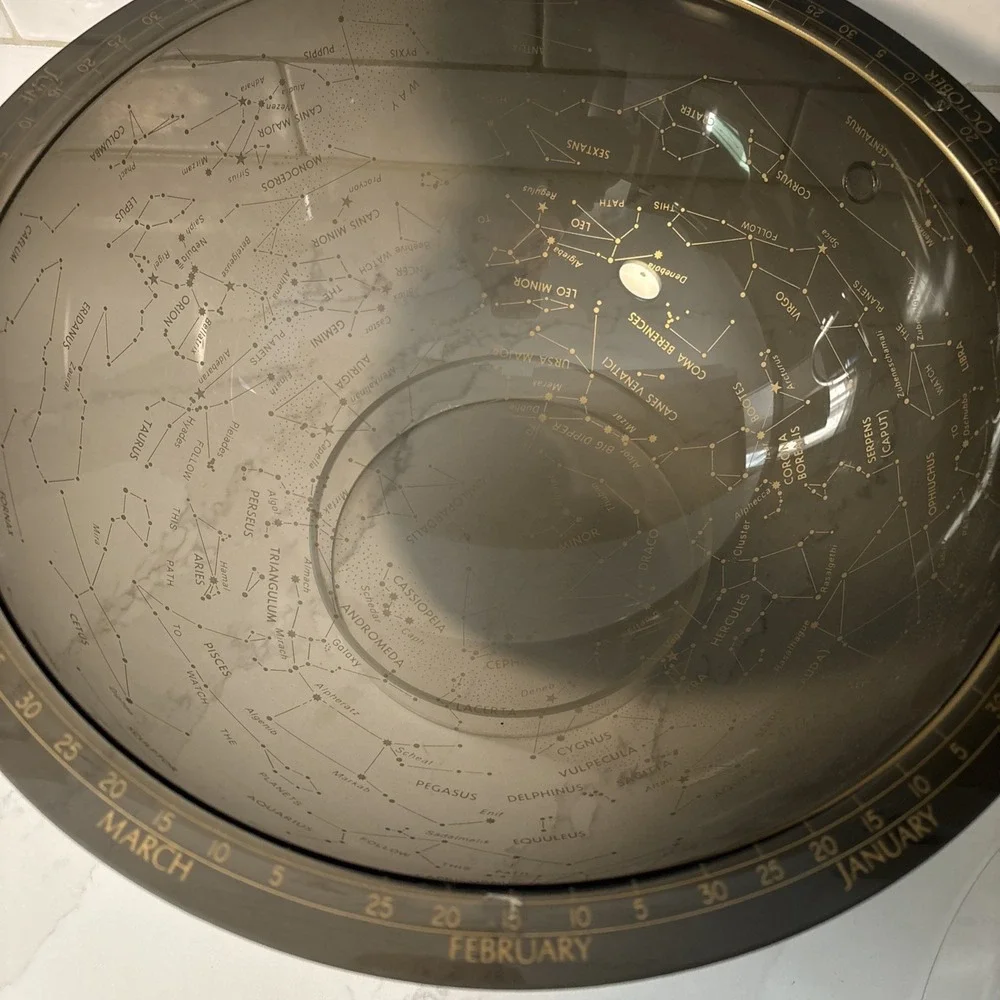 Vtg Rare Spherical Concepts North Star Sphere Globe 